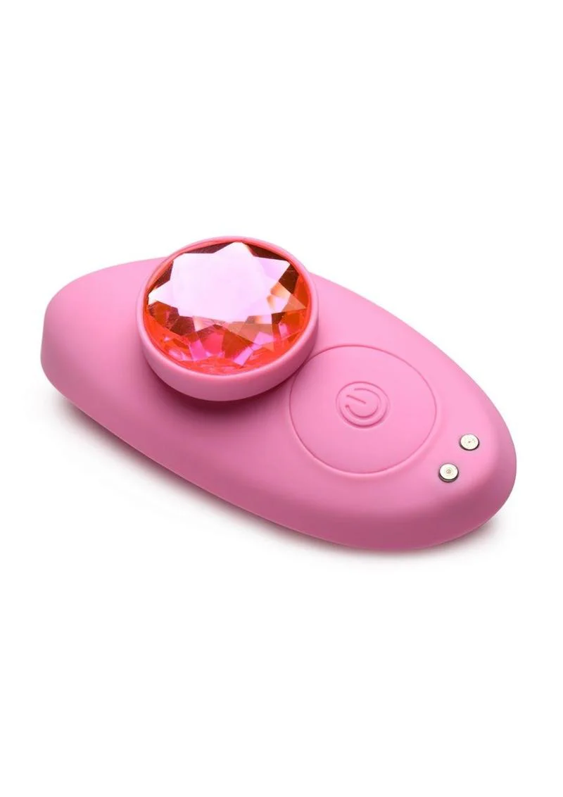 Frisky Naughty Knickers Bling Edition Silicone Panty Vibe with Remote Control - Image 6