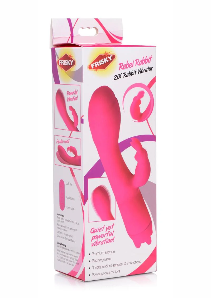 Frisky Rebel 21x Rabbit Vibrator - Image 4