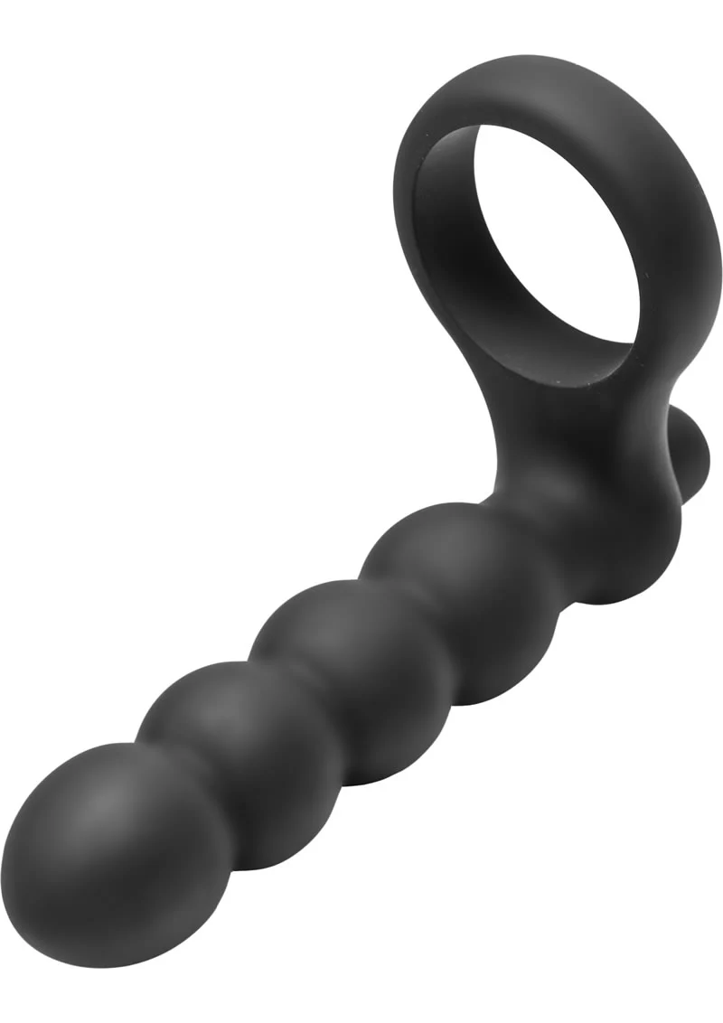 Frisky Ring With Double Penetration Vibrator
