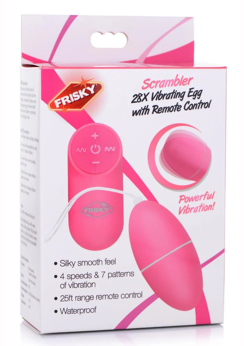 Frisky Scrambler 28X Egg Vibrating with Remote Control - Image 7