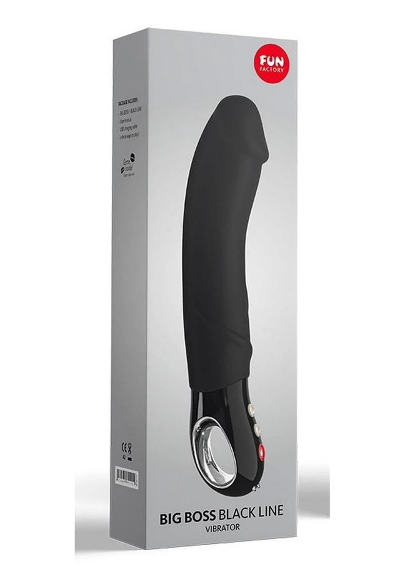 Fun Factory Big Boss Black Line Silicone Vibrator - Image 4