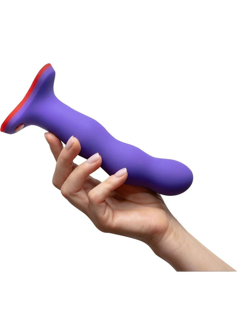 Fun Factory Bouncer Weighted Rumbling Silicone Dildo - Image 3