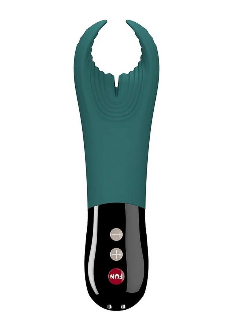 Fun Factory Manta Deep Sea Blue Silicone Vibrating Stroker