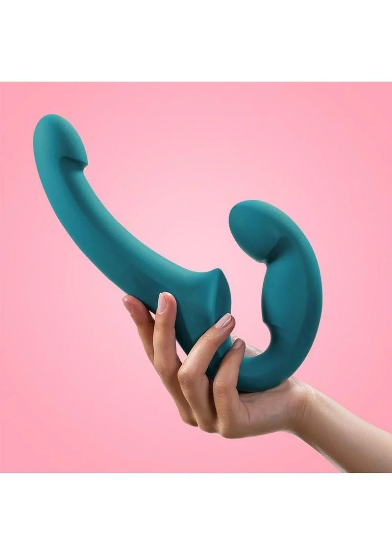 Fun Factory Share Lite Strapless Double Dildo in Deep Sea Blue - Image 2