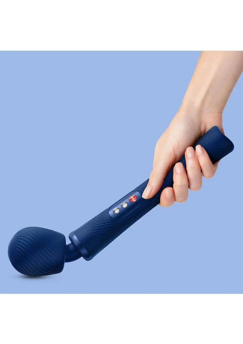 Fun Factory Vim Massager Midnight Navy Silicone Wand - Image 3