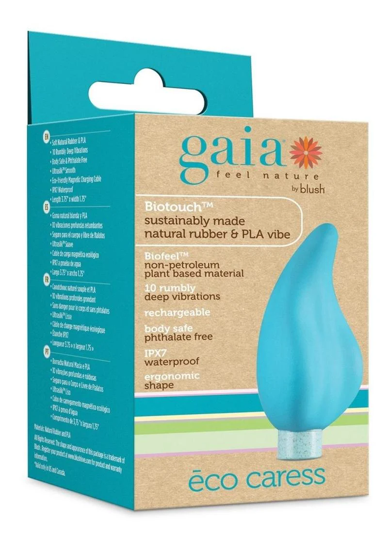 Gaia Eco Caress Rechargeable Plant-Based Vibrator 10 Vibrations - Image 2