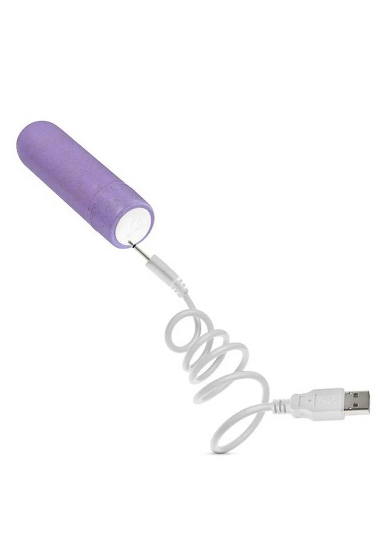 Gaia Eco Rechargeable Blush Biofeel Bullet Vibrator - Image 3
