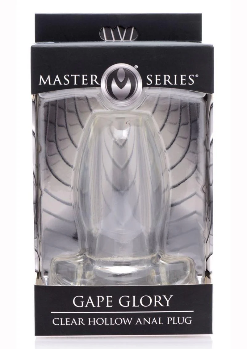 Gape Glory Clear Hollow Anal Plug – Master Series - Image 4