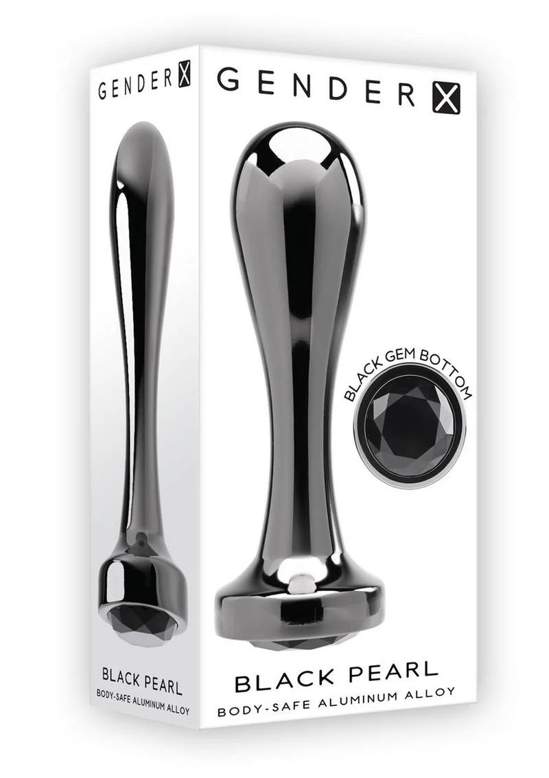 Gender X Black Pearl Aluminum Alloy Anal Plug - Image 4