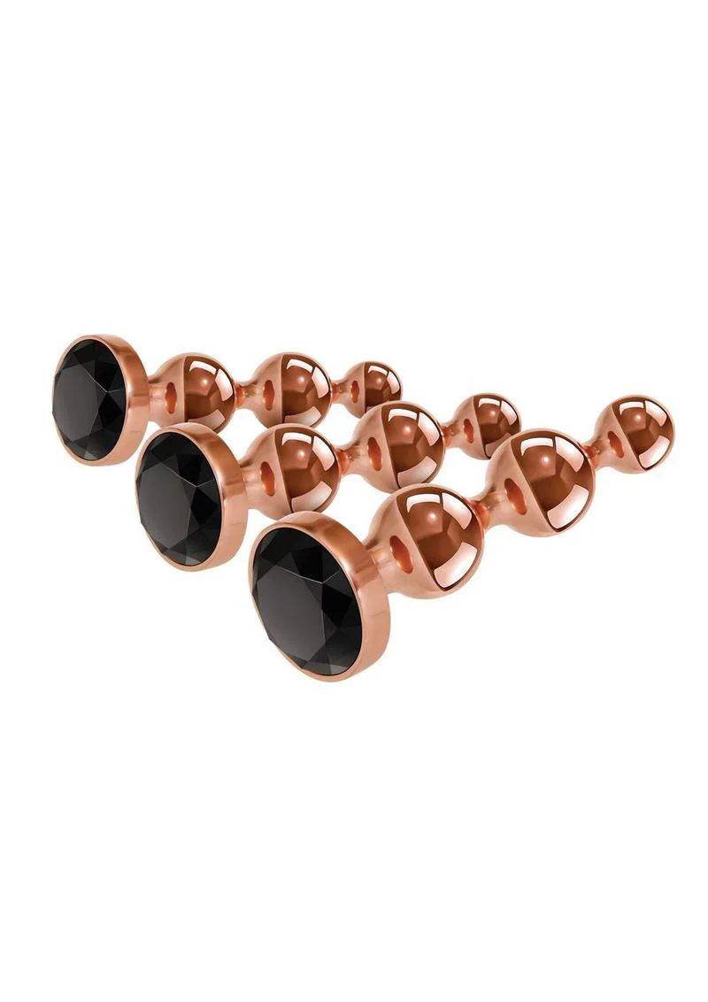 Gender X Gold Digger 3-Piece Anal Plug Set - Image 2