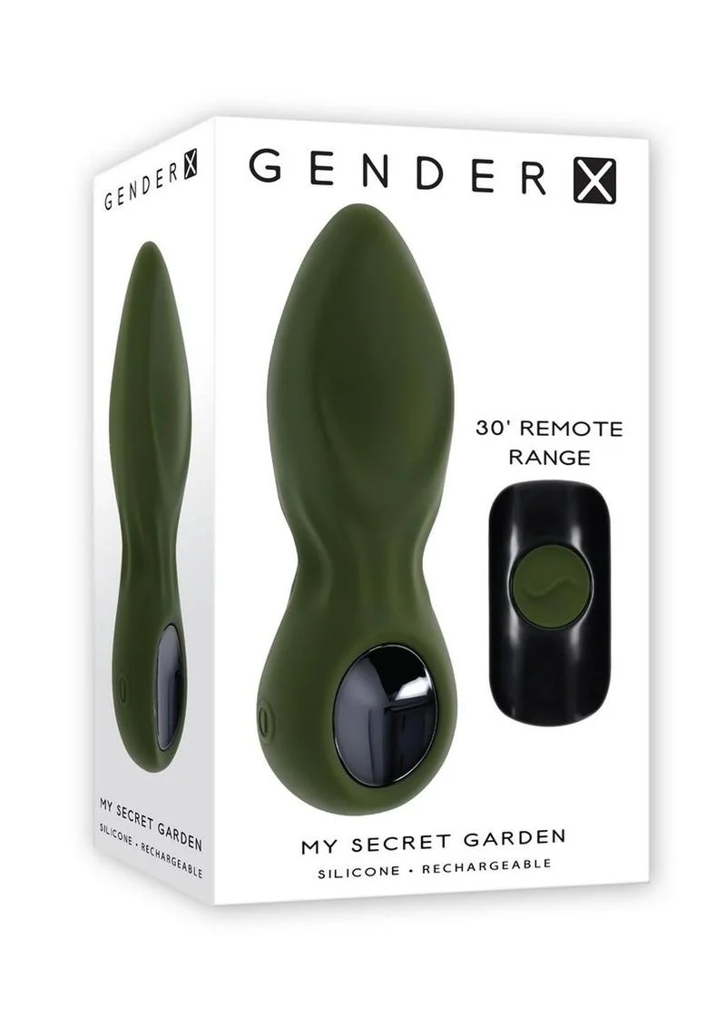 Gender X My Secret Garden – Silicone Anal Plug with Remote - Image 4