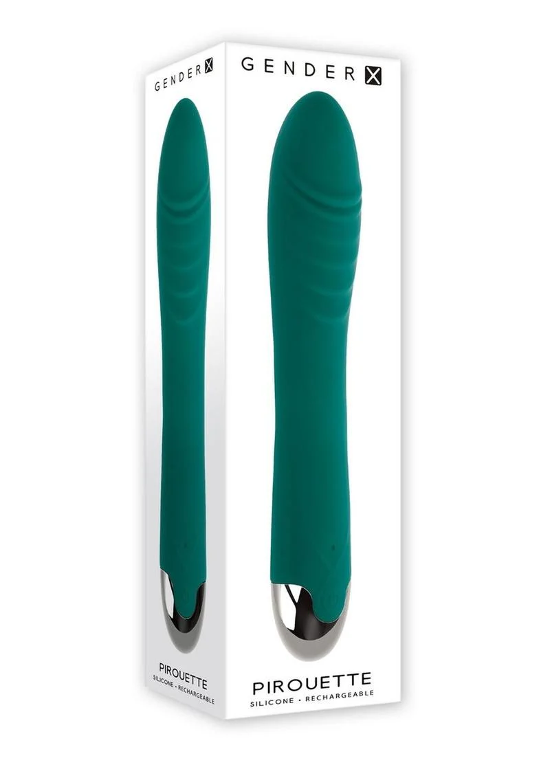 GenderX Pirouette Rechargeable Silicone Twirling Vibrator - Image 4