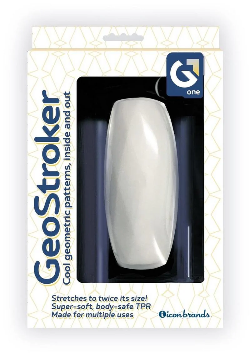 GeoStroker Cool Geometric Pattern Stroker Super-Soft Stretchable - Image 2