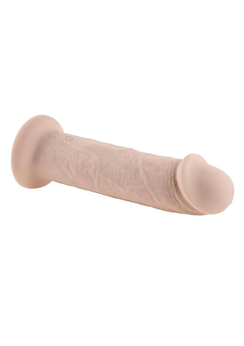 Girthy Vibrating Rechargeable Silicone Dildo - Image 5