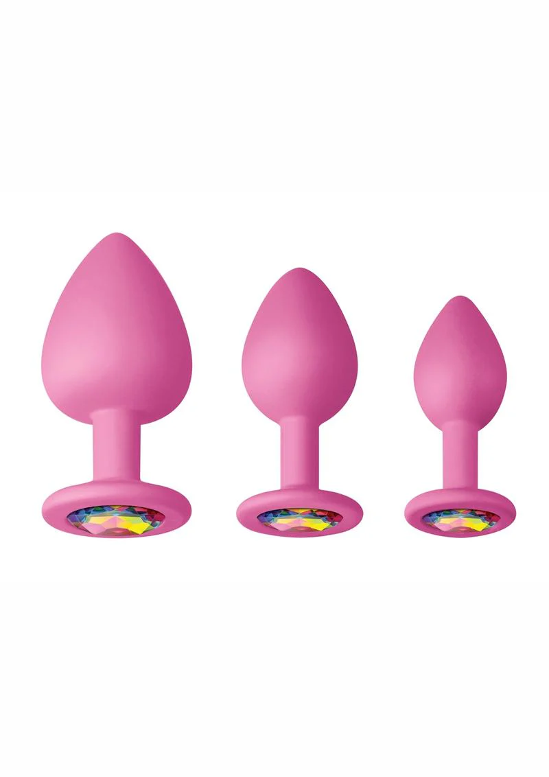 Glams Spades Trainer Kit 3pc Silicone Anal Plugs for Beginners - Image 2