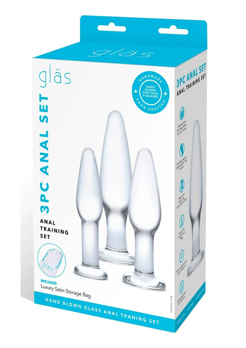 Gläs 3PC Anal Training Set Hand-Blown Glass - Image 4