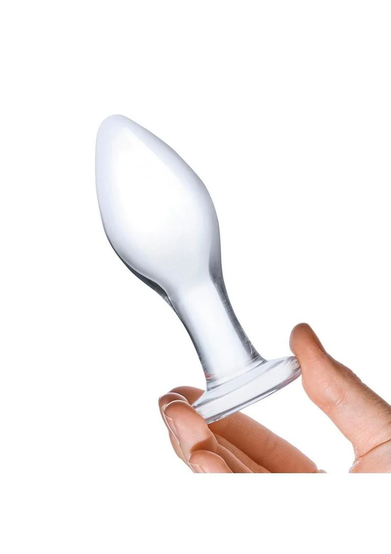 Gläs 4 Inch Classic Blown Glass Butt Plug - Image 3