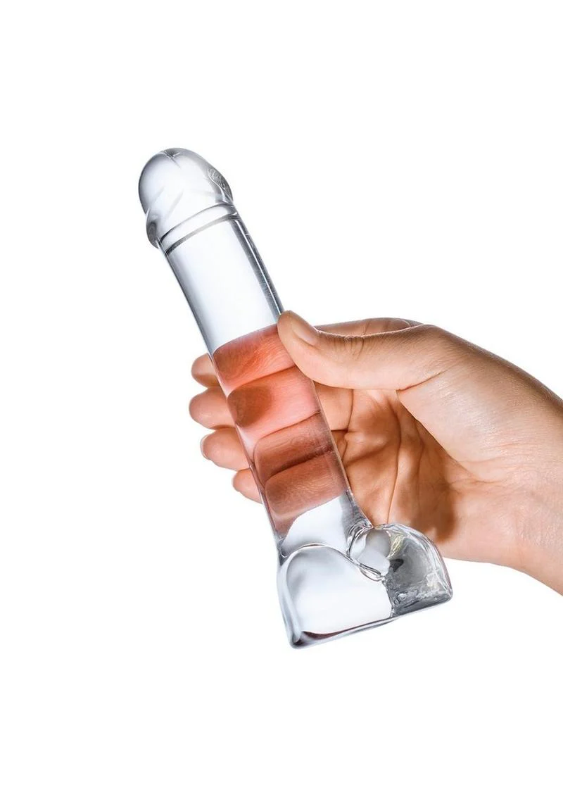 Glas Body-Safe And Realistic Curved Glass G Spot Dildo - Image 3