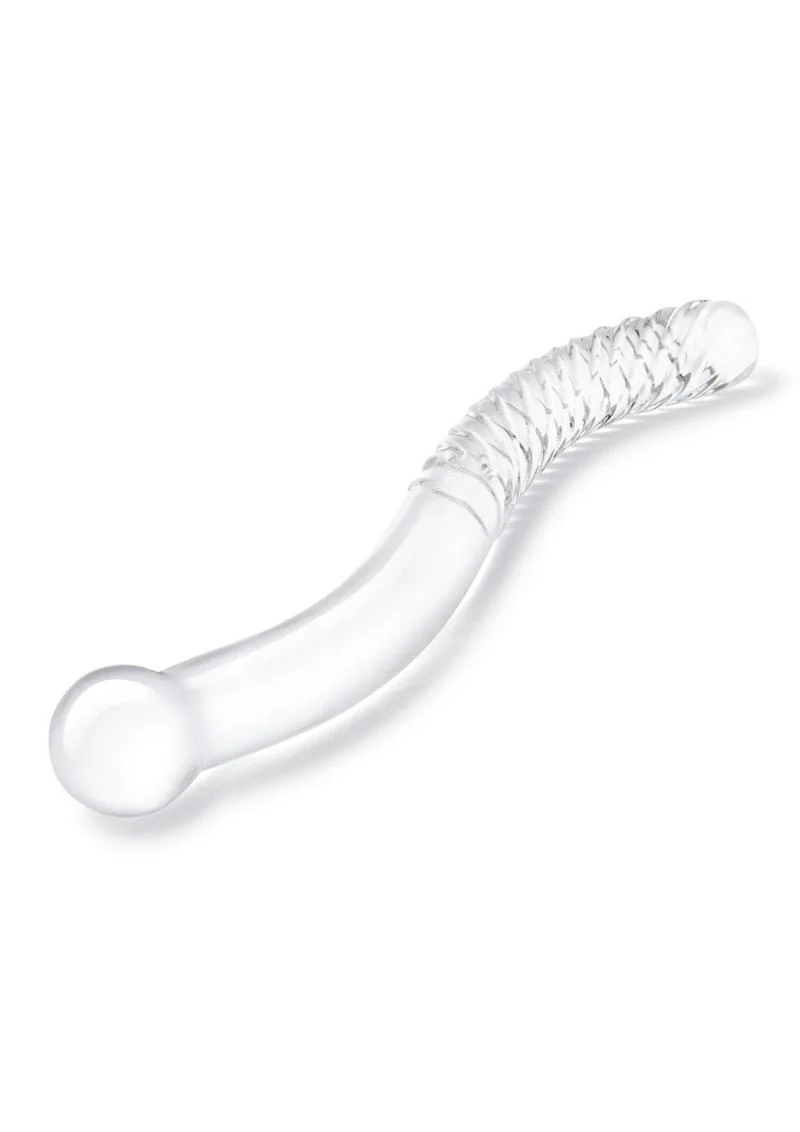 Glas Double Ended Hand Blown Glass Pelvic Wand - Image 2