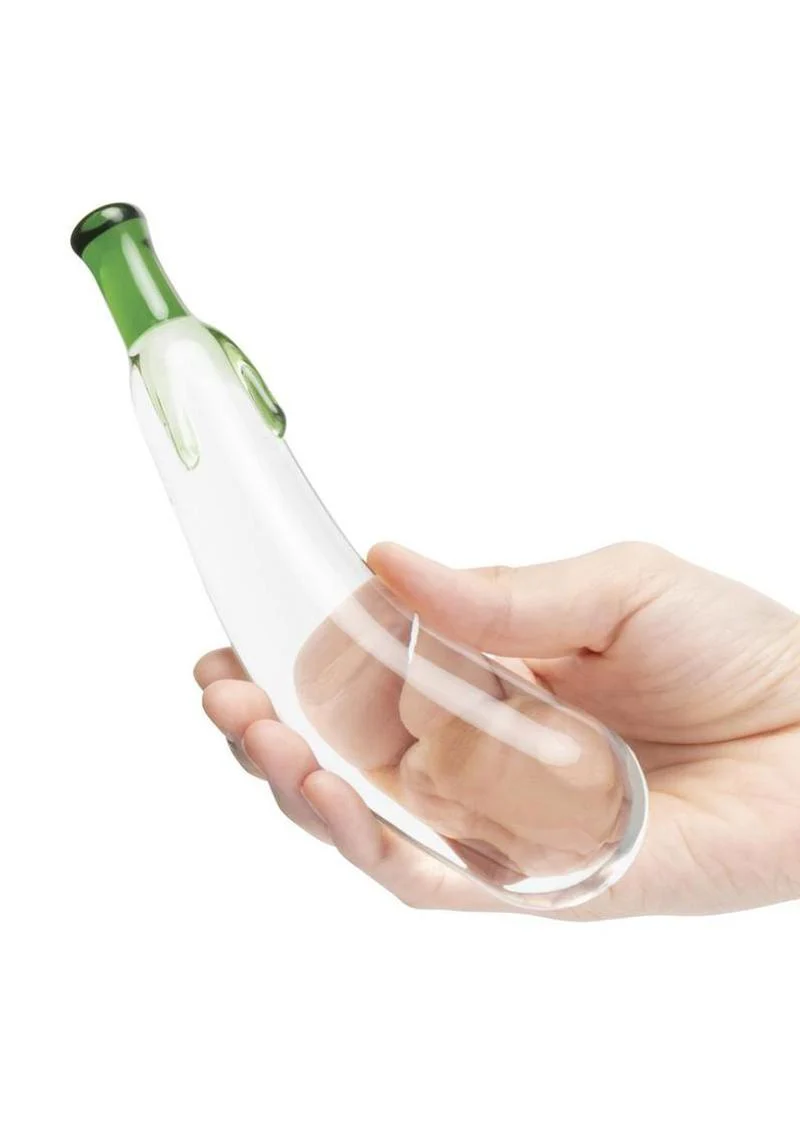 Glas Eggplant Ecstasy Glass Dildo - Image 3