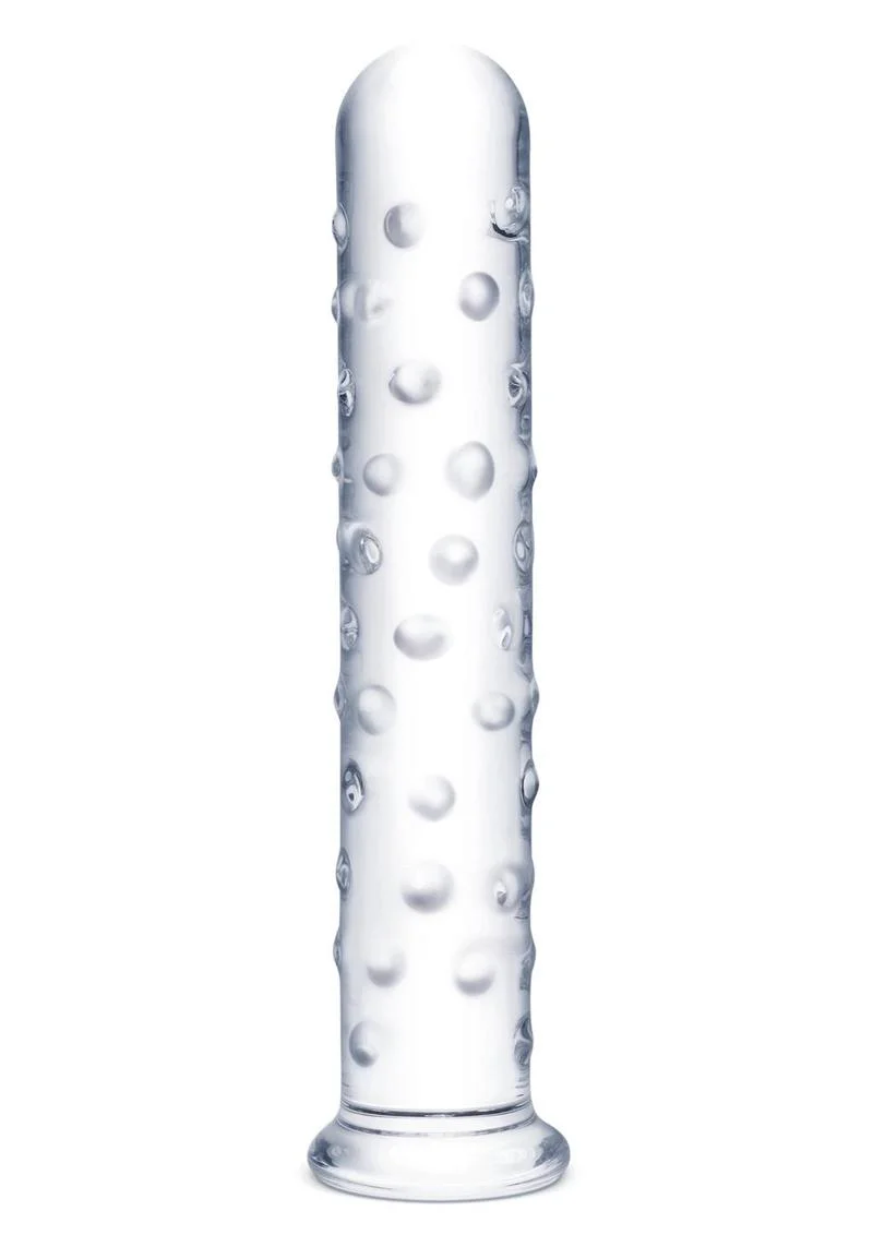 Glas Extra Large Glass Dildo With Luxury Satin Storage Bag
