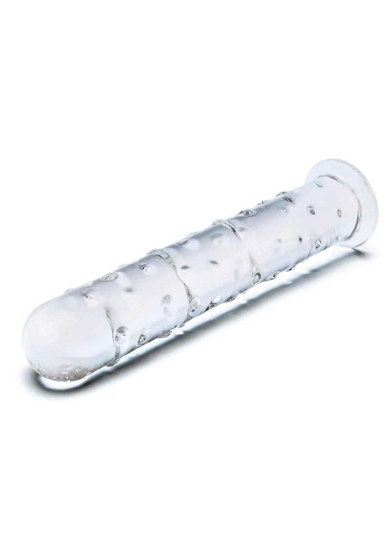 Glas Extra Large Glass Dildo With Luxury Satin Storage Bag - Image 2