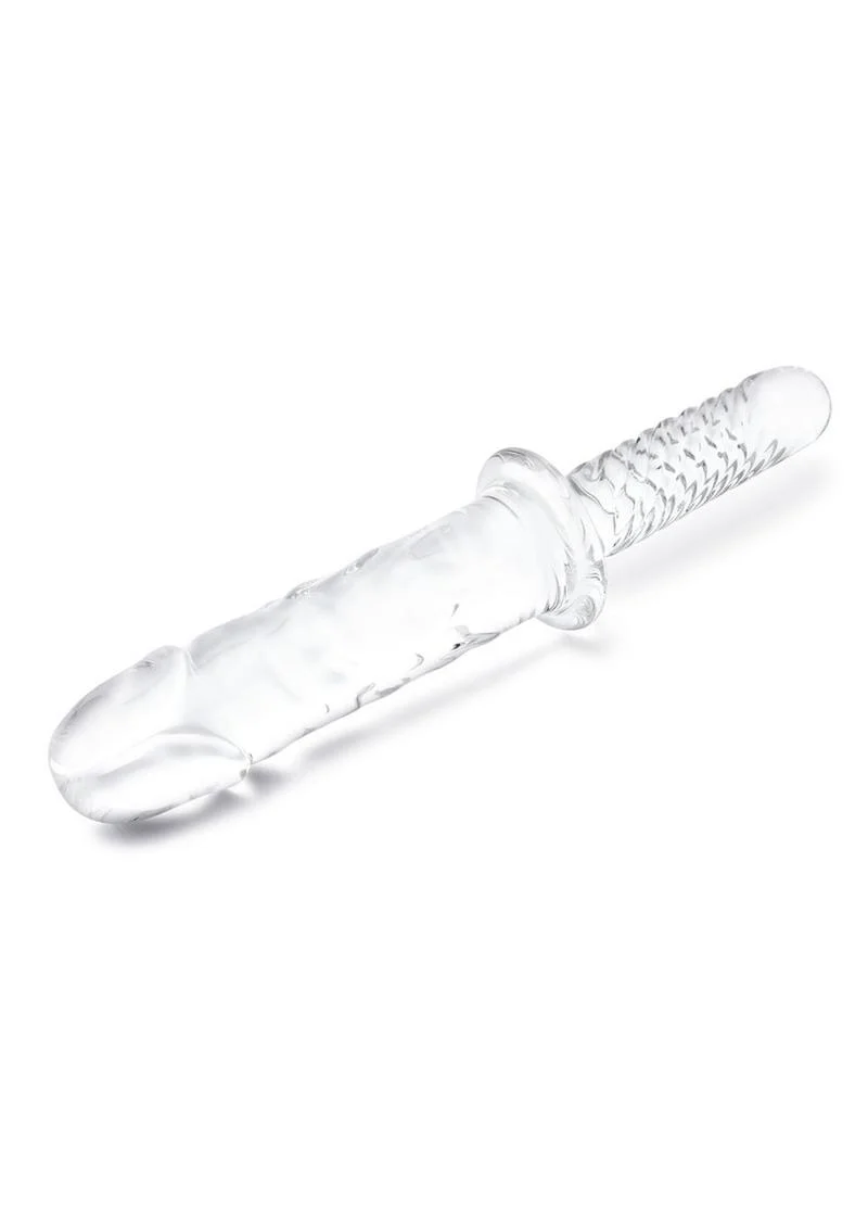 Glas Girthy Double-Ended Glass Cock with Handle - Image 2