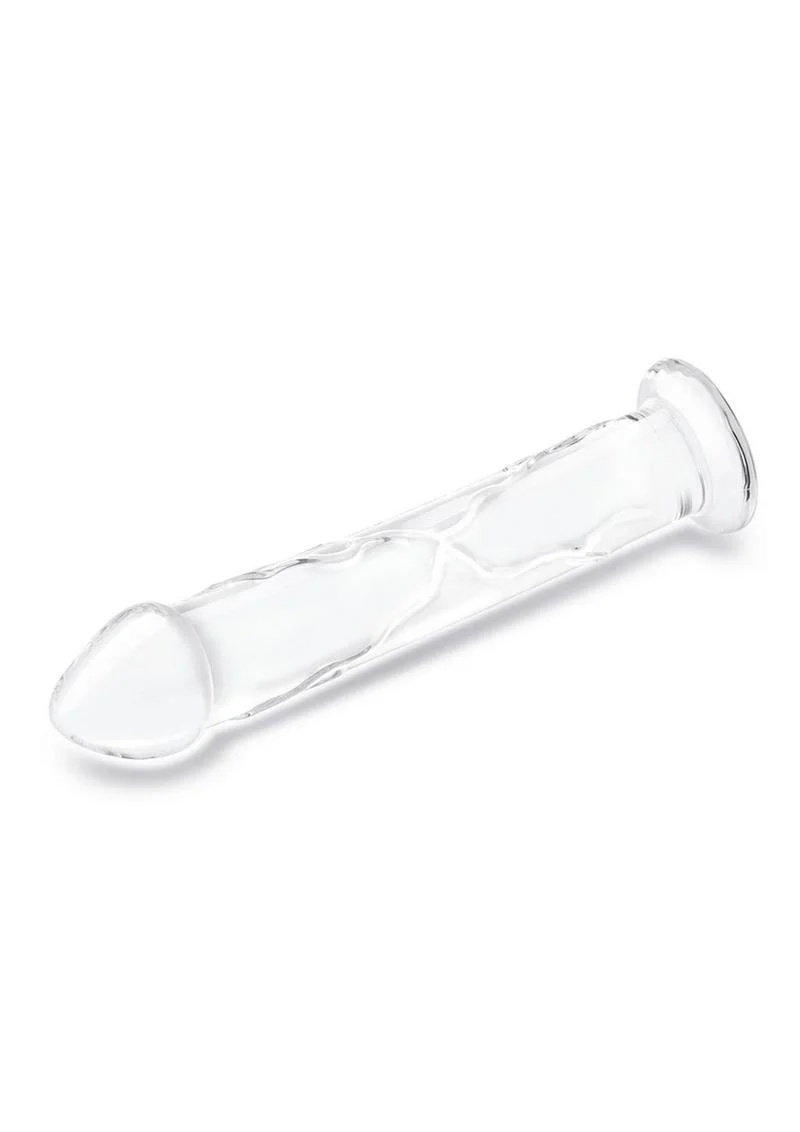Glas Glass Dildo with Veins And Flat Base - Image 5