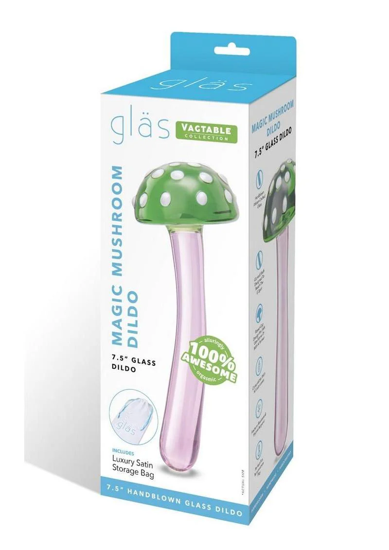 Gläs Magic Mushroom Glass Dildo - Image 4