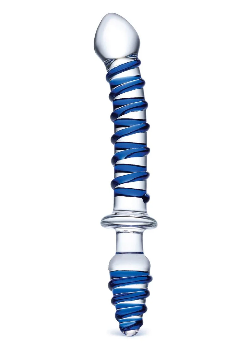 Glas Mr. Swirly Double Blown Glass Butt Plug