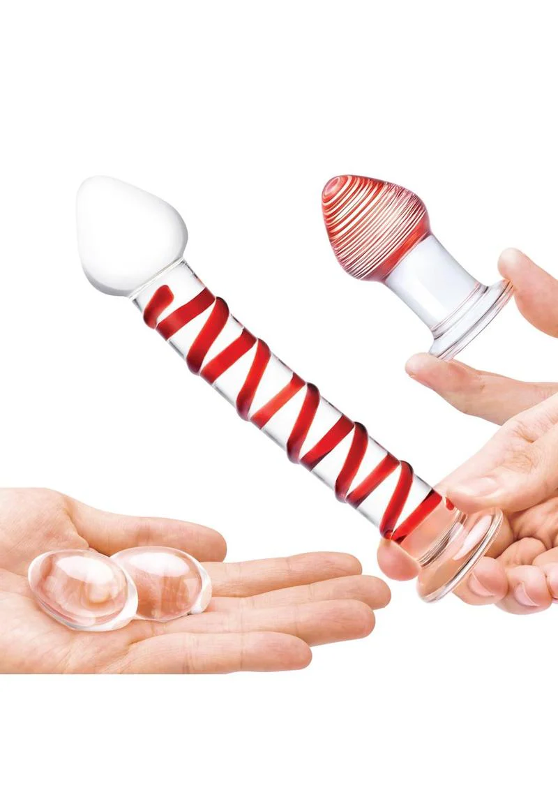 Glas Mr Swirly Handblown Glass Pleasure Set - Image 3
