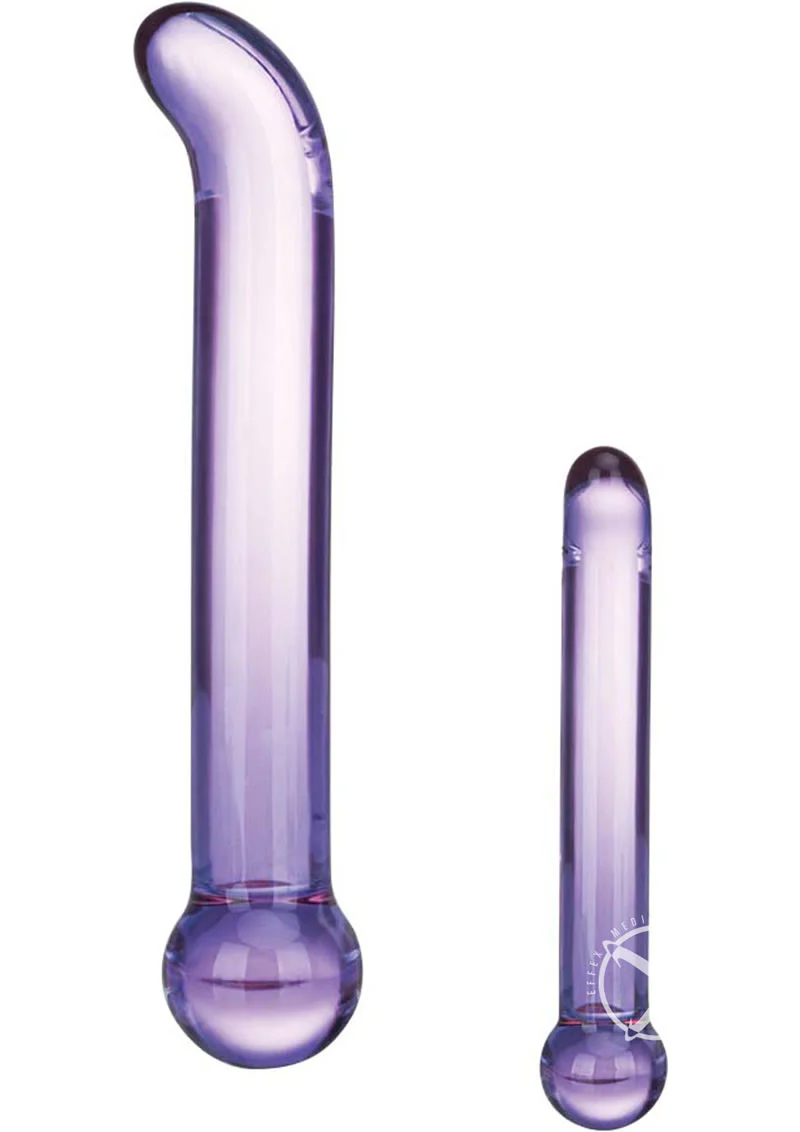 Glas Purple G Spot Tickler With Luxury Satin Storage Bag