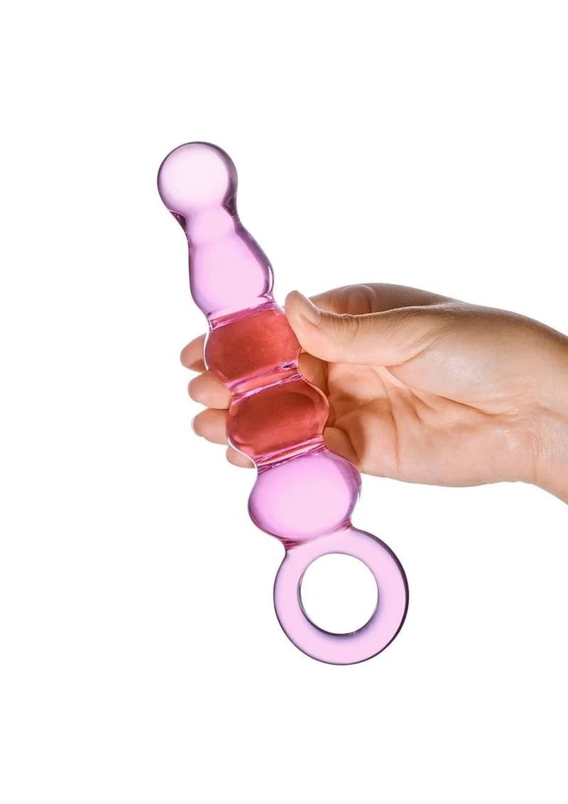 Glas Quintessence Beaded Anal Glass Dildo With Temperature Play - Image 2