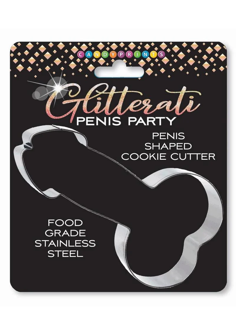 Glitterati Penis Shaped Cookie Cutter Fun Food-Grade Stainless Steel - Image 3