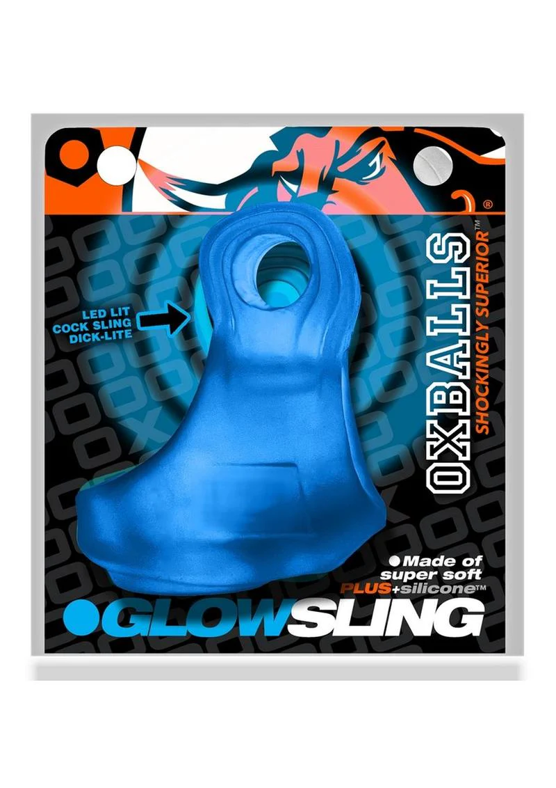 Glow Sling LED Rechargeable And Waterproof Cock Sling by OxBalls - Image 4