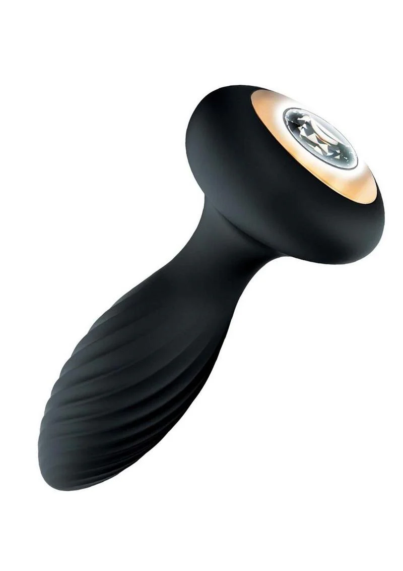 Goddess Diamond Vibrating Rechargeable Plug - Image 3