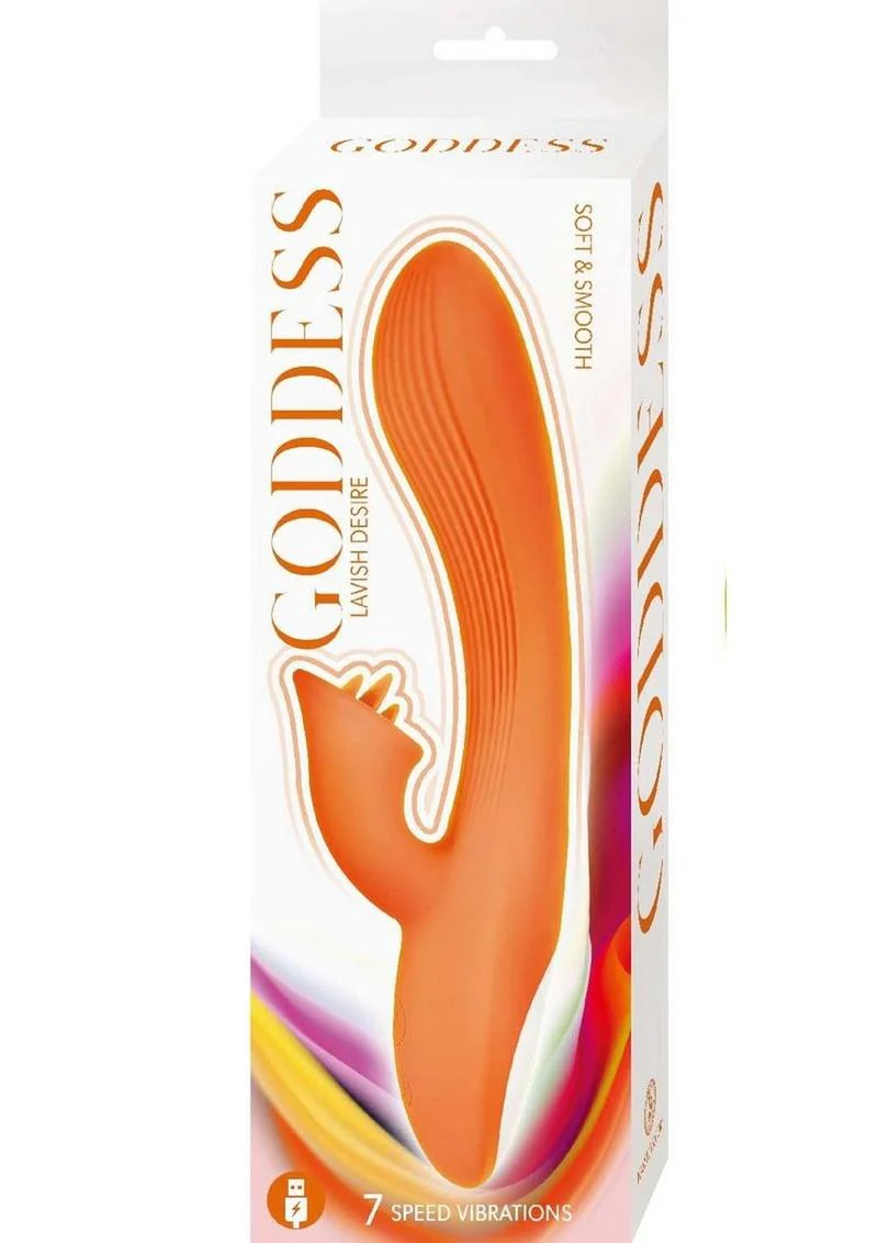 Goddess Lavish Desire Rechargeable Dual-Stimulation Vibrator - Image 7