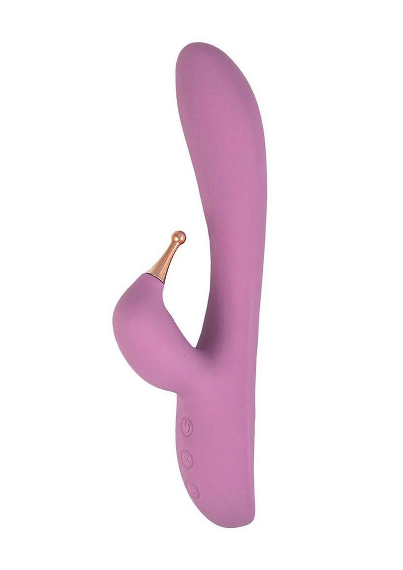 Goddess Tri-Tip Rechargeable Silicone Rabbit Vibrator - Image 2