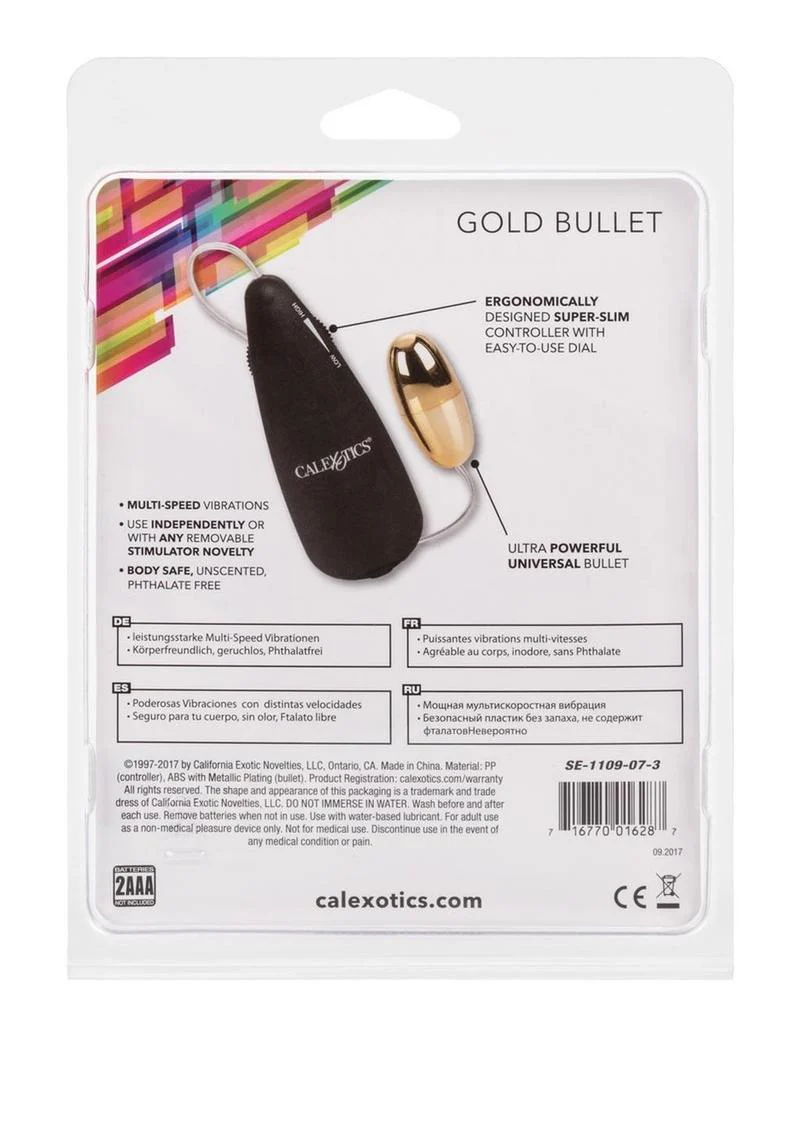Gold Bullet CalExotics With Wired Remote Control - Image 3