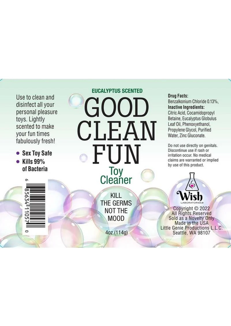 Good Clean Fun Toy Cleaner Eucalyptus Scented - Image 3