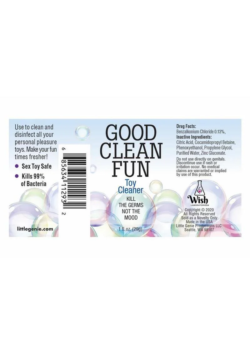 Good Clean Fun Toy Cleaner Spray - Image 2