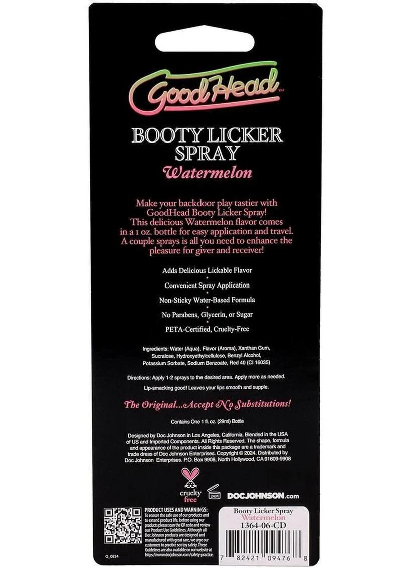 Good Head Booty Licker Spray Watermelon Flavored - Image 4