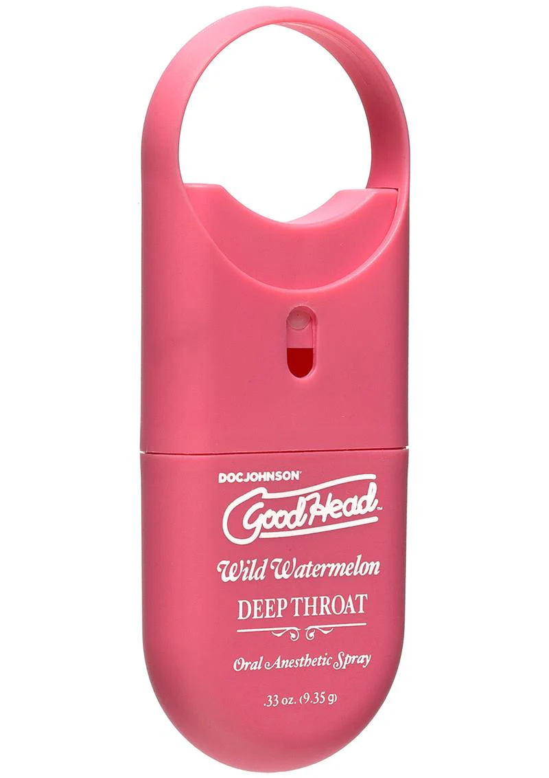 Good Head Deep Throat To Go Oral Spray Wild Watermelon