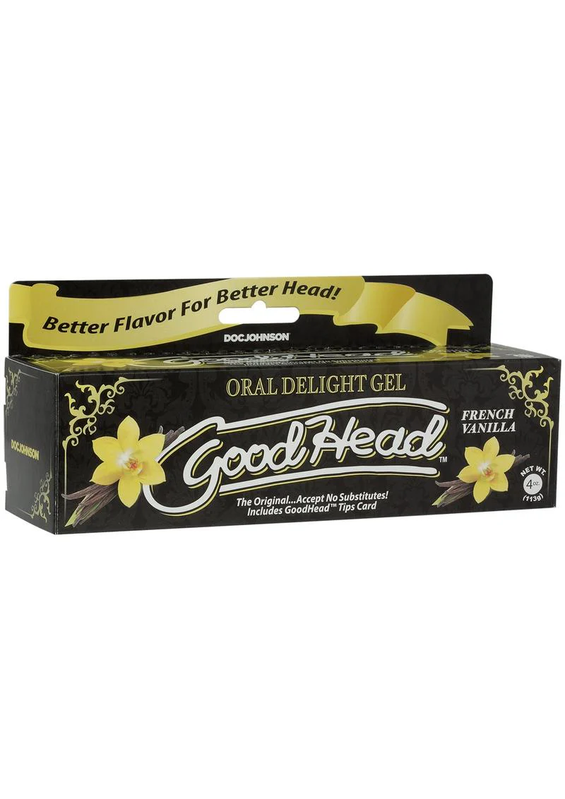 Good Head Oral Delight Gel French Vanilla Flavored 4oz - Image 2