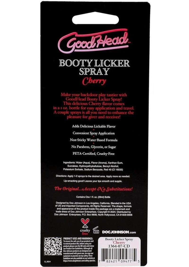 GoodHead Booty Licker Spray Cherry Flavor - Image 4