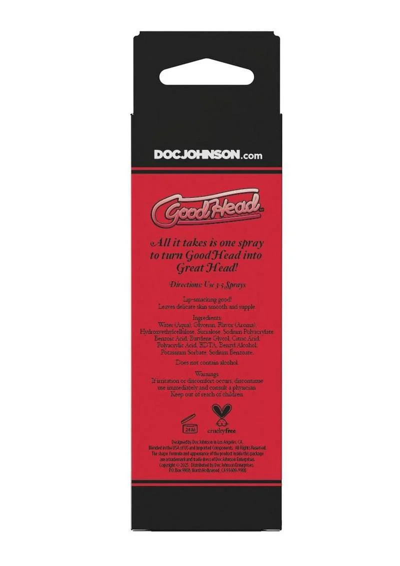 GoodHead Juicy Head Cocktails Dry Mouth Spray - Image 2