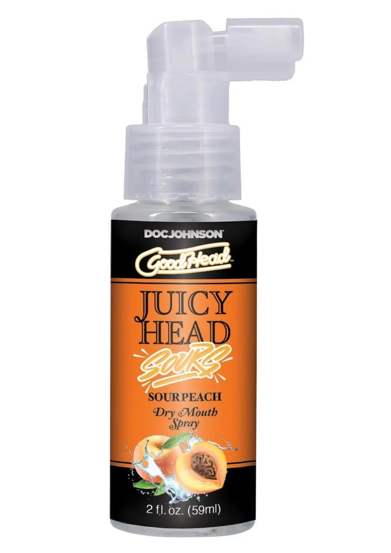 GoodHead Juicy Head Sour Peach Dry Mouth Spray