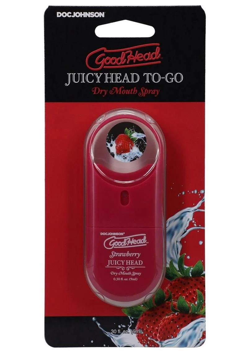 GoodHead Juicy Head To Go Dry Mouth Spray Strawberry - Image 3
