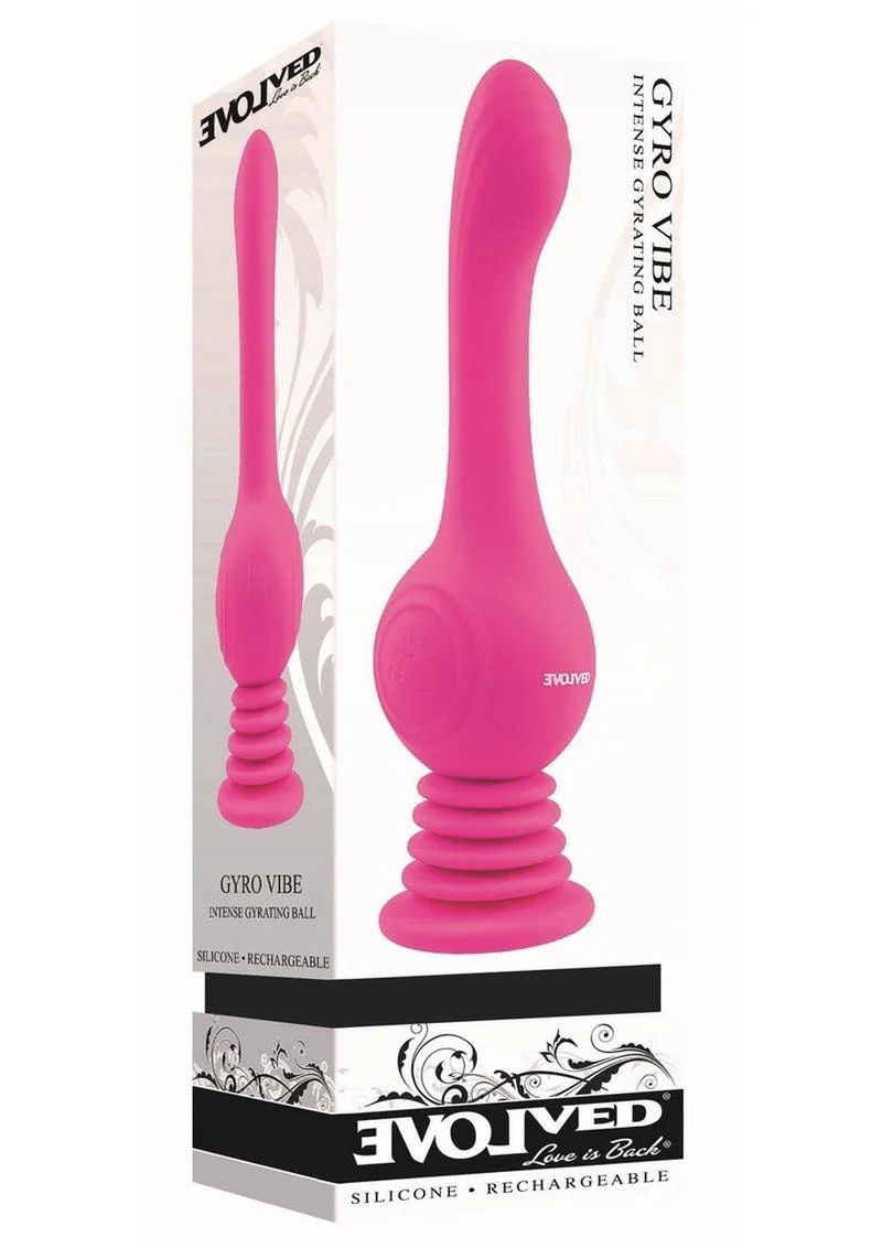 Gyro Vibe Rechargeable Silicone Vibrator - Image 4