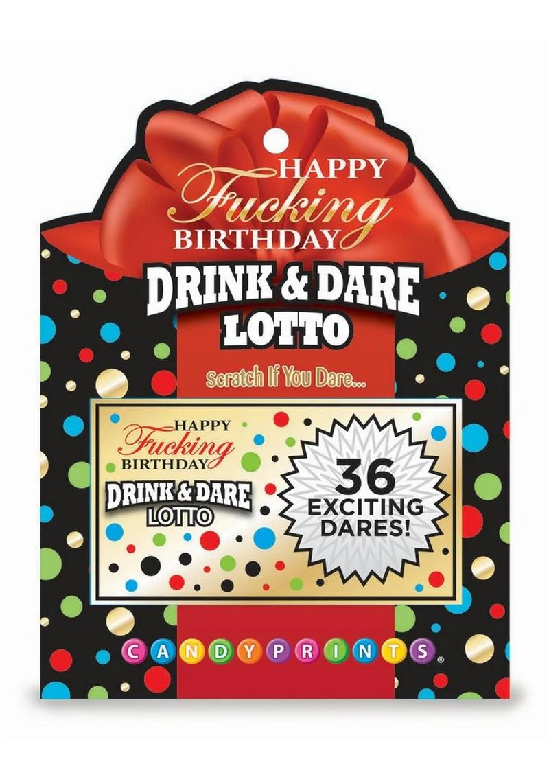 Happy Fucking Birthday Drink and Dare Lotto Game - Image 4